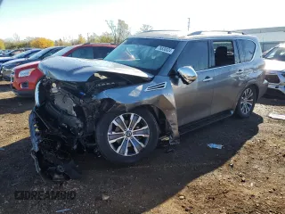 2019 Nissan Armada SV with VIN JN8AY2NC3K9580617, listed as a Copart auction lot 78830024 with 106,872 mi miles and Salvage Title. Bid and sale history available at carsss.com. Image 1.