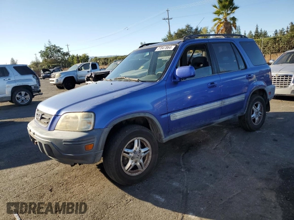 2001 Honda CR-V EX with VIN JHLRD18621C034146, listed as a Copart auction lot 77047864 with 298,831 mi miles and Clean Title. Bid and sale history available at carsss.com. Image 1.
