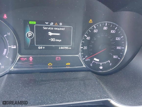 2014 Kia Optima Hybrid EX with VIN KNAGN4AD9E5068071, listed as a IAAI auction lot 41777990 with 144,795 mi miles. Bid and sale history available at carsss.com. Image 7.
