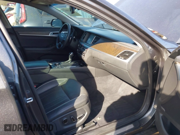 2017 Genesis G80 3.8L with VIN KMHGN4JE0HU203388, listed as a IAAI auction lot 41677912 with 139,590 mi miles. Bid and sale history available at carsss.com. Image 5.