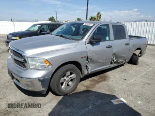 2019 Ram 1500 Tradesman z VIN 1C6RR6KM6KS750632, wystawiony jako Copart lot #74591964 z przebiegiem 62 689 mil mil oraz Szkoda całkowita • Salvage title. Historia ofert i sprzedaży dostępna na DreamBid. Obrazek 1.