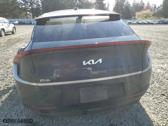 2023 Kia EV6 Wind with VIN KNDC34LA4P5126519, listed as a Copart auction lot 53760275 with 29,195 mi miles and Salvage Title. Bid and sale history available at carsss.com. Image 6.