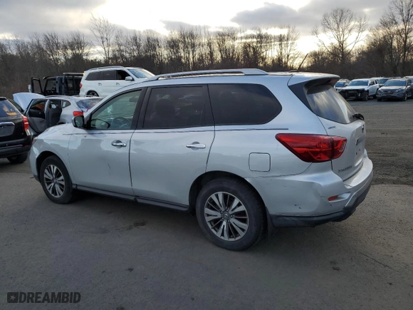 2017 Nissan Pathfinder S with VIN 5N1DR2MM7HC639918, listed as a Copart auction lot 88640415 with 81838 miles and Clean Title. Bid and sale history available at carsss.com. Image 2.