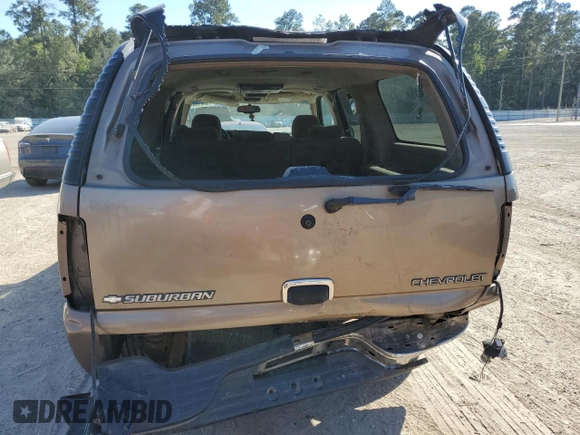 2003 Chevrolet Suburban LS with VIN 1GNEC16Z53R152355, listed as a Copart auction lot 73381644 with 225,199 mi miles and Salvage Title. Bid and sale history available at carsss.com. Image 6.