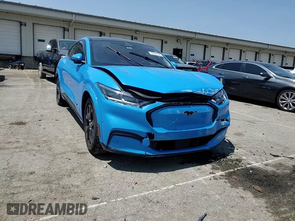 2021 Ford Mustang Mach-E Premium with VIN 3FMTK3SU8MMA08127, listed as a Copart auction lot 59327965 with 58,818 mi miles and Salvage title. Bid and sale history available at DreamBid. Image 14.