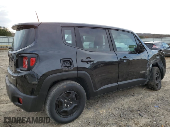 2017 Jeep Renegade Sport with VIN ZACCJAAB2HPF07830, listed as a Copart auction lot 49964105 with 128,273 mi miles and Salvage Title. Bid and sale history available at DreamBid. Image 3.