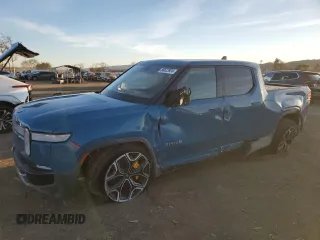 2022 Rivian R1T Launch Edition with VIN 7FCTGAAL5NN001219, listed as a Copart auction lot 86623924 with Not Provided miles and Salvage Title. Bid and sale history available at DreamBid. Image 1.