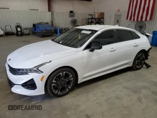 2021 Kia K5 GT-Line with VIN 5XXG64J28MG057359, listed as a Copart auction lot 49075655 with 31,283 mi miles and Salvage Title. Bid and sale history available at carsss.com. Image 1.