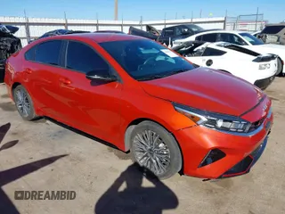 2024 Kia Forte GT-Line with VIN 3KPF54AD6RE697439, listed as a IAAI auction lot 41660030 with 13,822 mi miles. Bid and sale history available at carsss.com. Image 1.