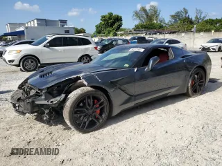 2019 Chevrolet Corvette 1LT z VIN 1G1YB2D71K5114247, wystawiony jako Copart lot #54311885 z przebiegiem 60 498 mil mil oraz Szkoda całkowita • Salvage title. Historia ofert i sprzedaży dostępna na DreamBid. Obrazek 1.