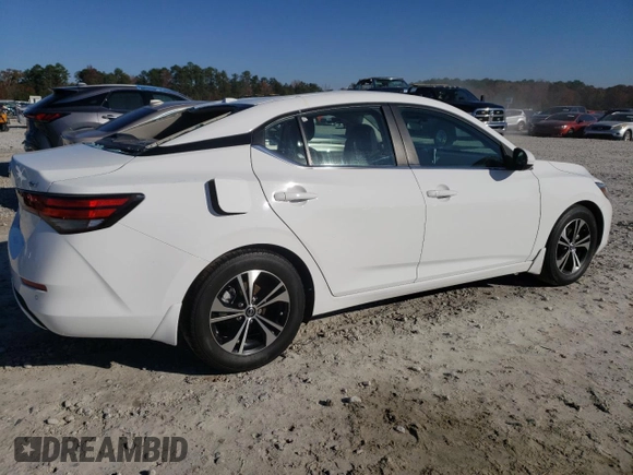 2022 Nissan Sentra SV with VIN 3N1AB8CV6NY235328, listed as a Copart auction lot 82178844 with 57,413 mi miles and Salvage Title. Bid and sale history available at DreamBid. Image 3.