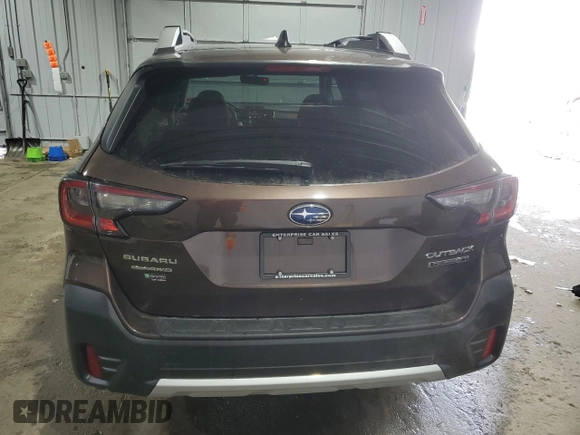 2022 Subaru Outback Touring XT with VIN 4S4BTGPD7N3192472, listed as a Copart auction lot 45467085 with 60,866 mi miles and Salvage title. Bid and sale history available at DreamBid. Image 6.