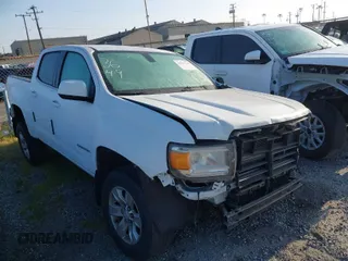 2017 GMC Canyon 2WD SLE with VIN 1GTG5CEAXH1155910, listed as a IAAI auction lot 41817728 with 58,191 mi miles. Bid and sale history available at carsss.com. Image 1.