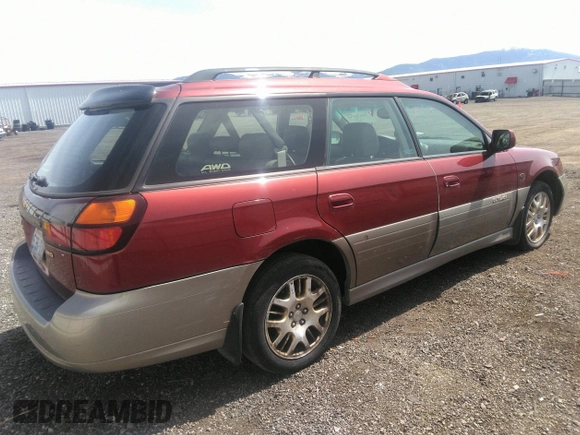 2002 Subaru Legacy Outback L.L. Bean with VIN 4S3BH806427664591, listed as a IAAI auction lot 40529010 with 170,089 mi miles and . Bid and sale history available at DreamBid. Image 4.