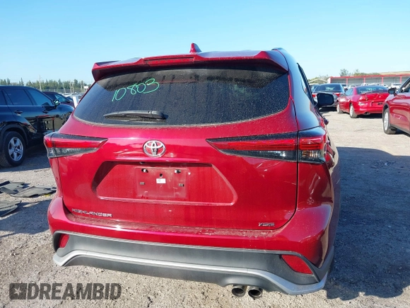 2022 Toyota Highlander XSE with VIN 5TDLZRAH6NS137265, listed as a IAAI auction lot 41300574 with 35,846 mi miles and . Bid and sale history available at DreamBid. Image 16.