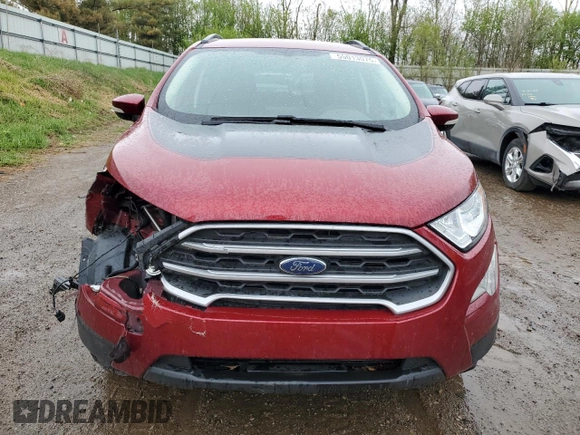 2021 Ford EcoSport SE z VIN MAJ6S3GL4MC397650, wystawiony jako Copart lot #55013075 z przebiegiem 35 714 mil mil oraz Szkoda całkowita • Salvage title. Historia ofert i sprzedaży dostępna na DreamBid. Obrazek 5.