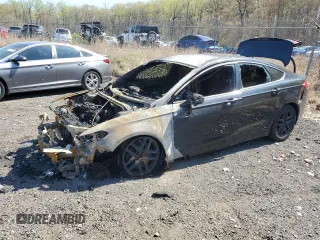 2016 Ford Fusion SE with VIN 1FA6P0HD7G5101701, listed as a Copart auction lot 52375435 with 0 mi miles and Salvage Title. Bid and sale history available at carsss.com. Image 1.