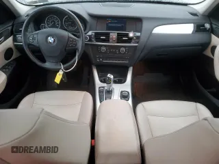 2014 BMW X3 xDrive28i with VIN 5UXWX9C50E0D34295, listed as a Copart auction lot 48472895 with 63,802 mi miles and Salvage Title. Bid and sale history available at DreamBid. Image 8.