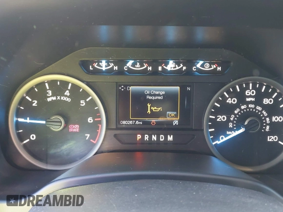 2018 Ford F-150 XL with VIN 1FTFW1E54JFE69982, listed as a IAAI auction lot 41666352 with 80,267 mi miles. Bid and sale history available at carsss.com. Image 7.
