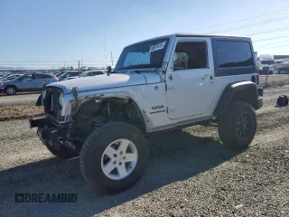 2011 Jeep Wrangler Sport with VIN 1J4AA2D15BL582673, listed as a Copart auction lot 46922415 with 163,221 mi miles and Salvage Title. Bid and sale history available at carsss.com. Image 1.
