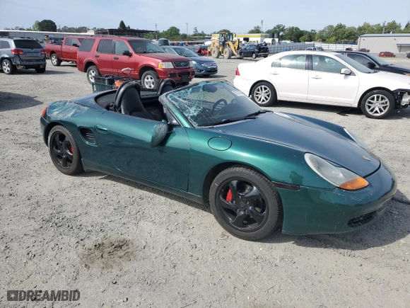 2001 Porsche Boxster with VIN WP0CA29861U621171, listed as a Copart auction lot 53575995 with 0 mi miles and Clean Title. Bid and sale history available at carsss.com. Image 4.