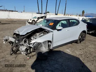 2023 Polestar 2 with VIN YSMED3KA1PL150827, listed as a Copart auction lot 80956224 with 0 mi miles and Salvage Title. Bid and sale history available at carsss.com. Image 1.