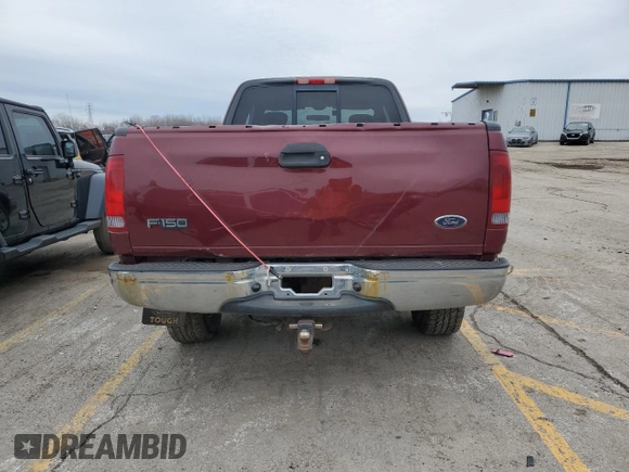 2003 Ford F-150 XL with VIN 2FTRX18L53CA14884, listed as a Copart auction lot 43269375 with 0 mi miles and Salvage Title. Bid and sale history available at carsss.com. Image 6.