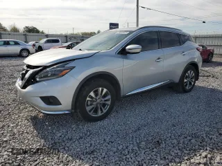 2018 Nissan Murano SV with VIN 5N1AZ2MG0JN197006, listed as a Copart auction lot 49572025 with 87,903 mi miles and Salvage Title. Bid and sale history available at DreamBid. Image 1.