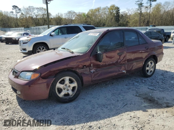 2003 Mazda Protege DX with VIN JM1BJ225030144551, listed as a Copart auction lot 50769905 with 179,876 mi miles and Salvage Title. Bid and sale history available at DreamBid. Image 1.