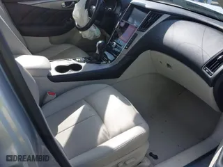 2015 Infiniti Q50 with VIN JN1BV7AP7FM352253, listed as a IAAI auction lot 41419619 with 131,640 mi miles. Bid and sale history available at carsss.com. Image 5.
