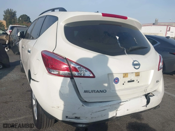 2012 Nissan Murano S with VIN JN8AZ1MU5CW102932, listed as a IAAI auction lot 40895504 with 119,837 mi miles. Bid and sale history available at carsss.com. Image 6.