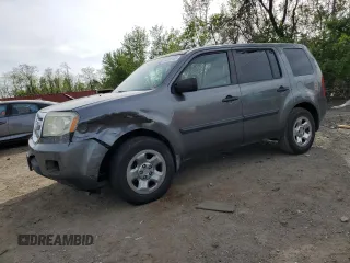 2011 Honda Pilot LX with VIN 5FNYF3H22BB001342, listed as a Copart auction lot 54220765 with 164,318 mi miles and Salvage title. Bid and sale history available at DreamBid. Image 1.