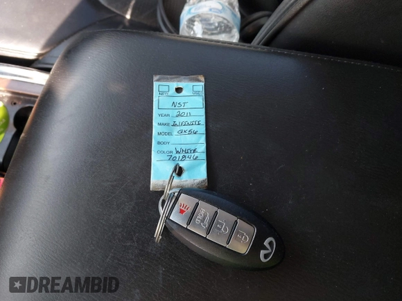 2011 Infiniti QX56 8-passenger z VIN JN8AZ2ND3B9701846, wystawiony jako IAAI lot #42081264 z przebiegiem 205 102 mil mil oraz . Historia ofert i sprzedaży dostępna na DreamBid. Obrazek 11.