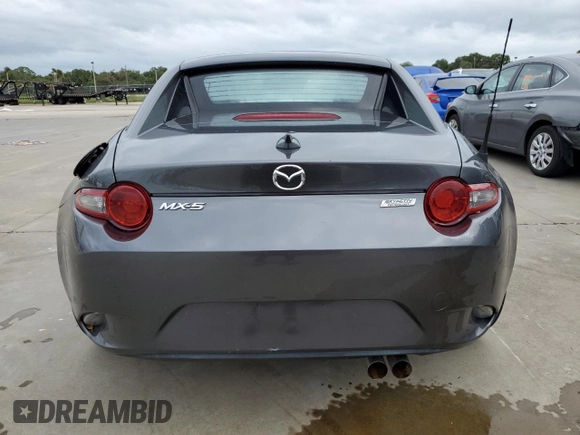 2017 Mazda MX-5 Miata RF Grand Touring with VIN JM1NDAM71H0103107, listed as a Copart auction lot 74390124 with 22,339 mi miles and Salvage Title. Bid and sale history available at carsss.com. Image 6.