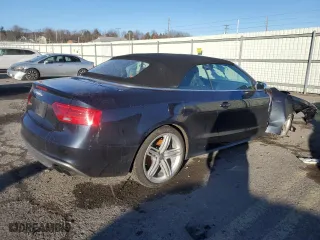 2013 Audi S5 Premium Plus with VIN WAUCGAFH7DN000482, listed as a Copart auction lot 87036074 with 83,172 mi miles and Salvage Title. Bid and sale history available at carsss.com. Image 3.