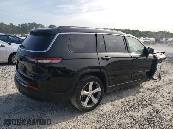 2021 Jeep Grand Cherokee Limited z VIN 1C4RJJBG5M8135874, wystawiony jako Copart lot #53932435 z przebiegiem Nie podano mil oraz Szkoda całkowita • Salvage title. Historia ofert i sprzedaży dostępna na DreamBid. Obrazek 3.