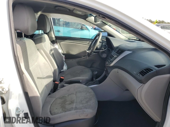 2017 Hyundai Accent SE with VIN KMHCT4AE1HU289136, listed as a Copart auction lot 49955455 with 176,800 mi miles and Salvage Title. Bid and sale history available at carsss.com. Image 7.