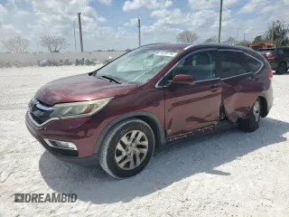 2015 Honda CR-V EX-L with VIN 2HKRM3H78FH546653, listed as a Copart auction lot 54391795 with 0 mi miles and Salvage Title. Bid and sale history available at carsss.com. Image 1.