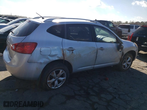 2009 Nissan Rogue SL with VIN JN8AS58V79W193290, listed as a Copart auction lot 87098934 with 59,999 mi miles and Salvage Title. Bid and sale history available at carsss.com. Image 3.
