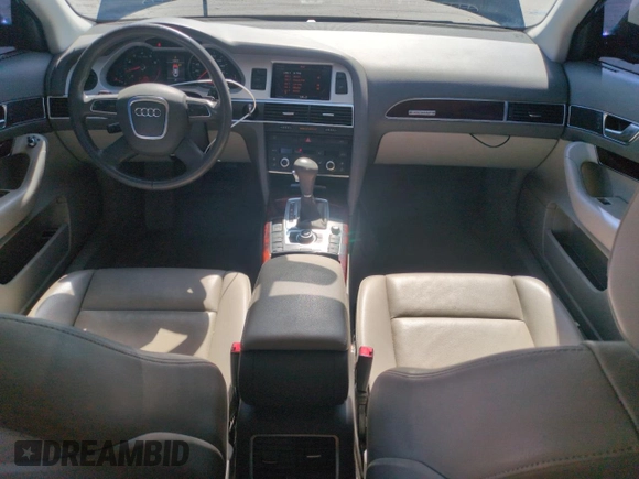 2011 Audi A6 Premium Plus with VIN WAUFGAFB3BN031282, listed as a Copart auction lot 52895245 with 89,663 mi miles and Salvage title. Bid and sale history available at DreamBid. Image 8.