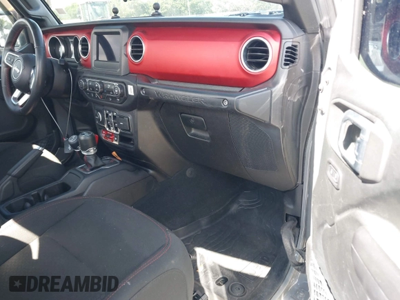 2019 Jeep Wrangler Unlimited Rubicon with VIN 1C4HJXFN9KW507281, listed as a IAAI auction lot 42695939 with 60,802 mi miles and . Bid and sale history available at DreamBid. Image 5.