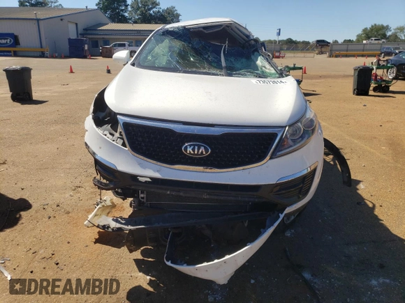2015 Kia Sportage LX with VIN KNDPB3AC7F7706983, listed as a Copart auction lot 73573914 with Not Provided miles and Salvage Title. Bid and sale history available at DreamBid. Image 5.