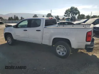 2021 Chevrolet Colorado 2WD Work Truck with VIN 1GCGSBEN5M1265182, listed as a Copart auction lot 61145945 with 91,245 mi miles and Salvage title. Bid and sale history available at DreamBid. Image 2.