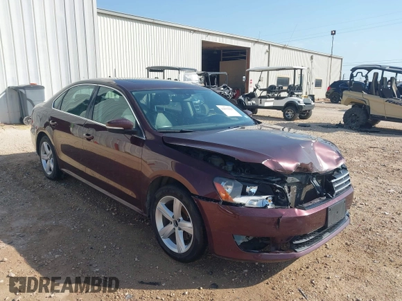 2013 Volkswagen Passat SE с VIN 1VWBN7A31DC127398, выставлен на аукционе IAAI как лот 42035829 с пробегом 103 974 миль миль и . История ставок и продаж доступна на DreamBid. Изображение 1.