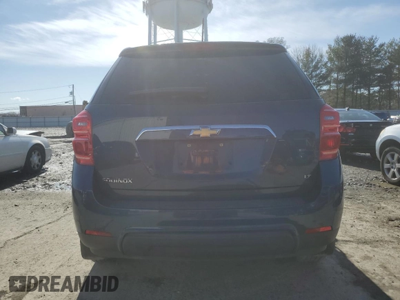 2017 Chevrolet Equinox LT with VIN 2GNALCEK2H6132212, listed as a Copart auction lot 50062105 with 54,660 mi miles and Salvage Title. Bid and sale history available at carsss.com. Image 6.