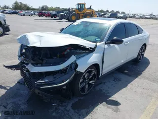 2024 Honda Accord Hybrid Sport with VIN 1HGCY2F53RA029702, listed as a IAAI auction lot 41831925 with 10,899 mi miles. Bid and sale history available at carsss.com. Image 2.