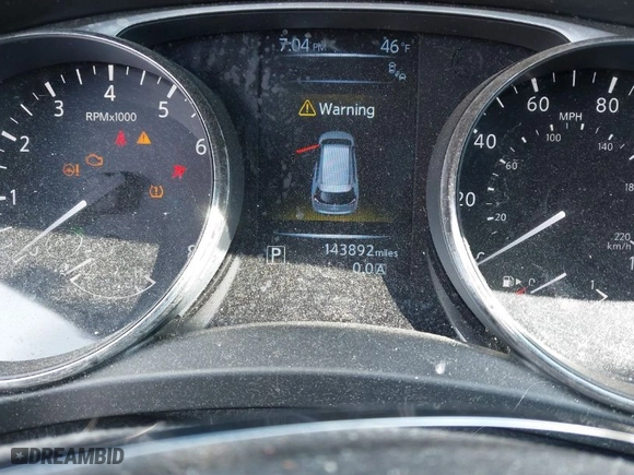 2015 Nissan Rogue SV with VIN KNMAT2MTXFP513087, listed as a IAAI auction lot 41737971 with 143,892 mi miles. Bid and sale history available at carsss.com. Image 7.