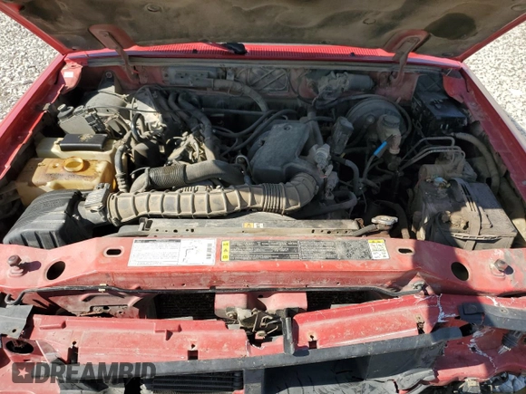 2002 Ford Ranger XL Fleet with VIN 1FTYR44U32TA26462, listed as a Copart auction lot 73542224 with 302,252 mi miles and Salvage title. Bid and sale history available at DreamBid. Image 11.