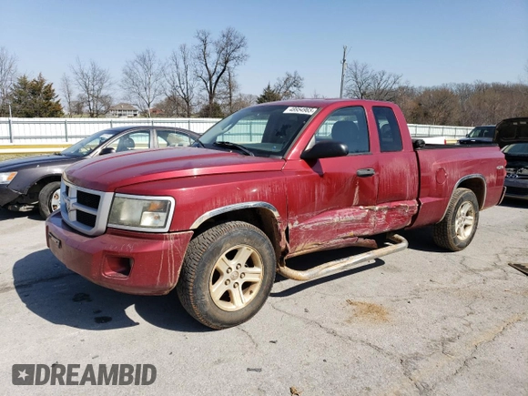 2011 Ram Dakota Bighorn/Lonestar with VIN 1D7RW3BK6BS649854, listed as a Copart auction lot 48954965 with 176,618 mi miles and Salvage Title. Bid and sale history available at carsss.com. Image 1.