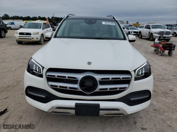 2021 Mercedes-Benz GLS with VIN 4JGFF5KE9MA420530, listed as a Copart auction lot 46127365 with 5,743 mi miles and Salvage Title. Bid and sale history available at carsss.com. Image 5.